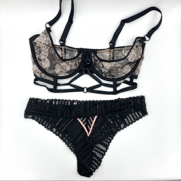 Victoria's Secret Other - 🚫SOLD🚫VS super sexy gothic lingerie set